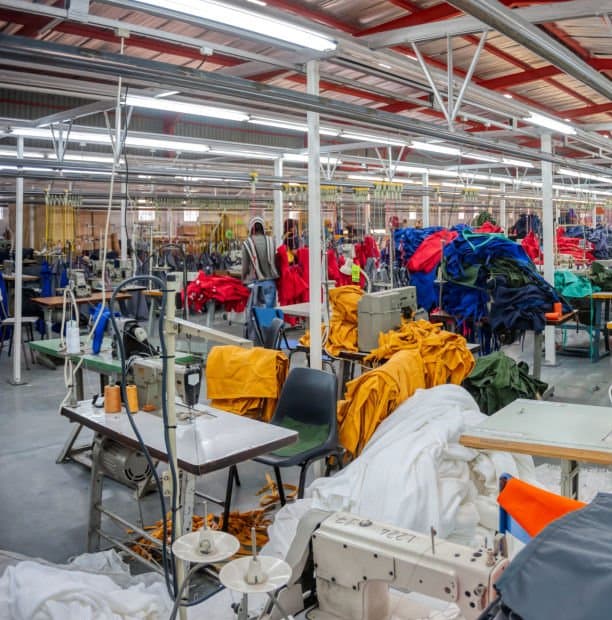Colorful Garments Display